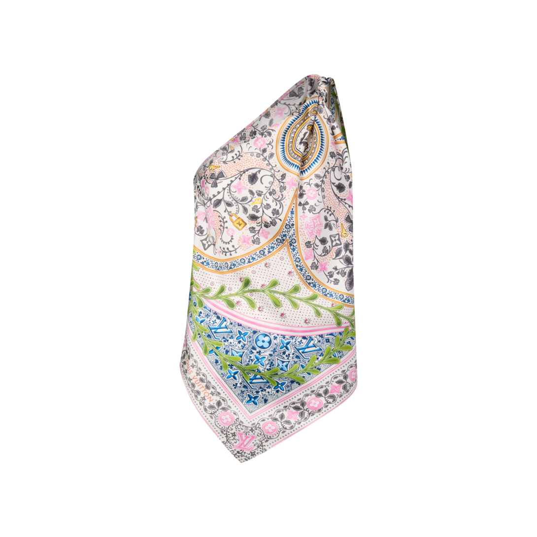 Flower Foulard Asymmetrical Top - Women - Ready-to-Wear | LOUIS